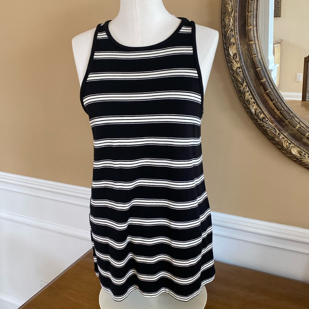 LOU & GREY STRIPED KNIT TANK TOP